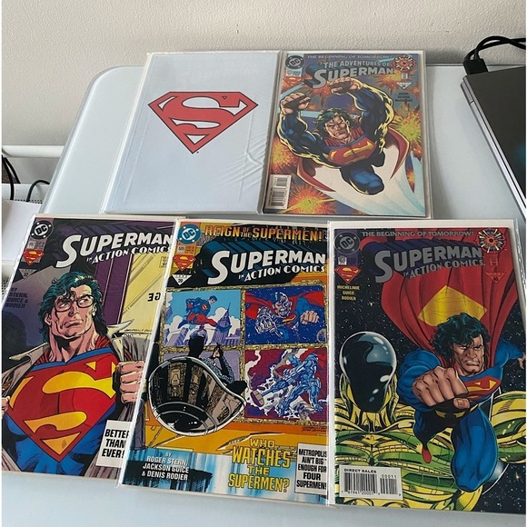 Bundle of 5 Superman DC Action Comic Books - Picture 1 of 4